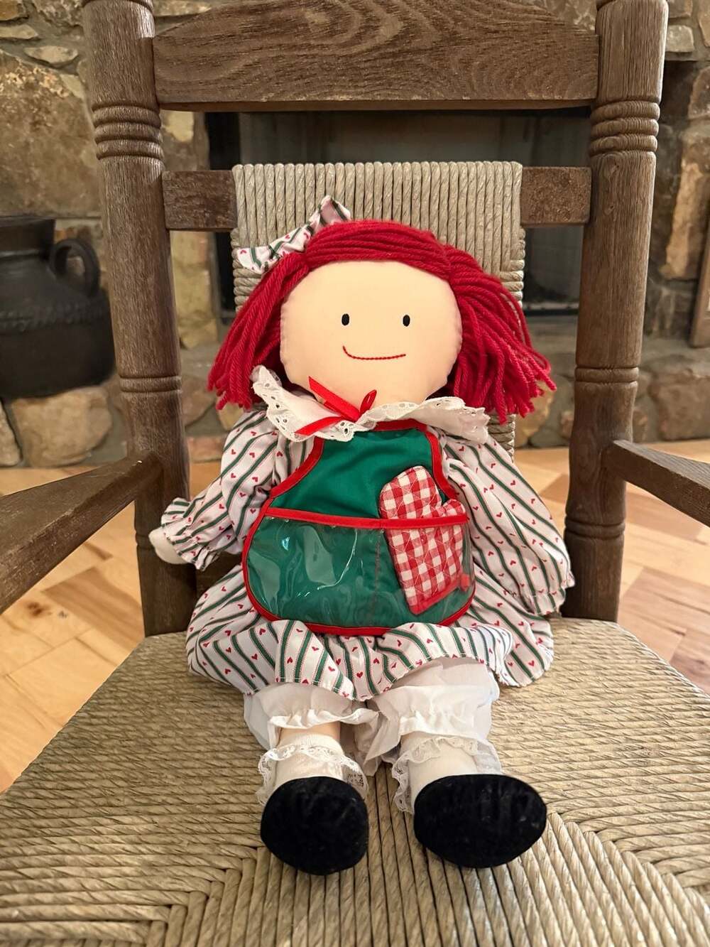 Eden Madeline Sweets N Treats Christmas Doll with Apron and Oven Mitt